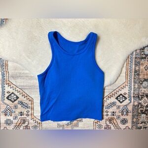 Lululemon Ebb to Street Cropped Racerback Tank Top